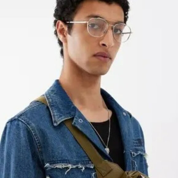 Dior Women Eyeglasses Matte Silver Gold Round CD DIAMONDO R2U F200 BRAND NEW - Picture 10 of 10